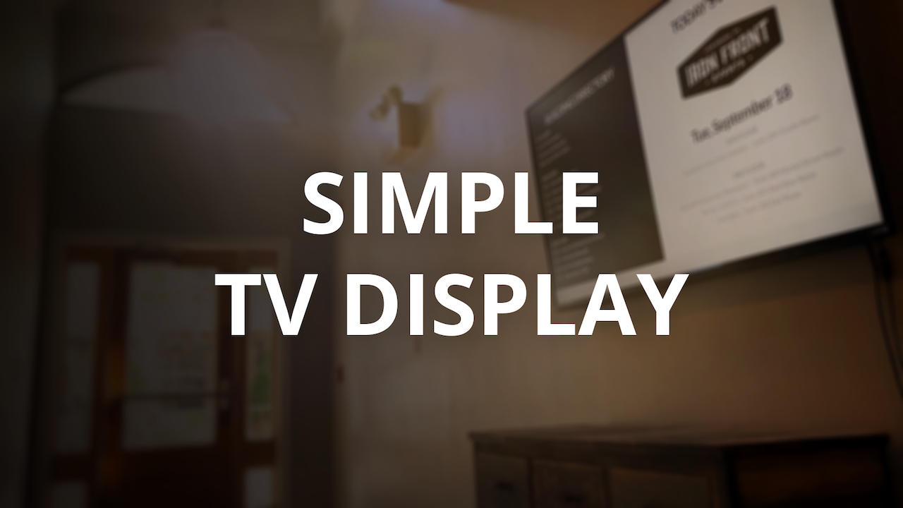 SimpleTVDisplay Logo